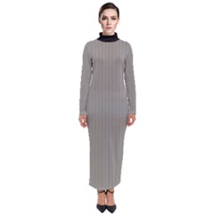 Trout Grey - Turtleneck Maxi Dress by FashionLane