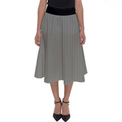 Trout Grey - Perfect Length Midi Skirt by FashionLane