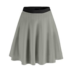 Trout Grey - High Waist Skirt by FashionLane