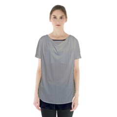 Trout Grey - Skirt Hem Sports Top by FashionLane