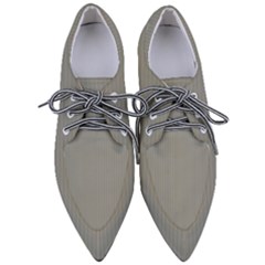 Trout Grey - Pointed Oxford Shoes by FashionLane