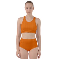 Turmeric Orange - Racer Back Bikini Set by FashionLane