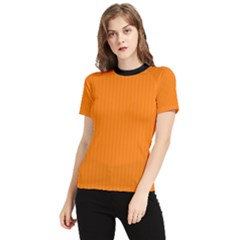 Turmeric Orange - Women s Short Sleeve Rash Guard