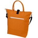 Turmeric Orange - Buckle Top Tote Bag View2