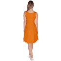 Turmeric Orange - Knee Length Skater Dress With Pockets View4