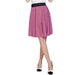 Tulip Pink - A-line Skirt by FashionLane