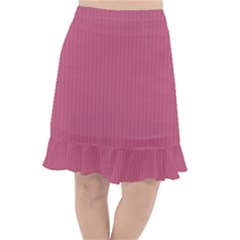 Tulip Pink - Fishtail Chiffon Skirt by FashionLane