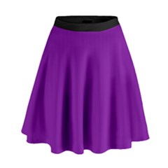 Violet Purple - High Waist Skirt by FashionLane