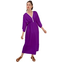 Violet Purple - Grecian Style  Maxi Dress