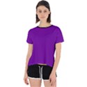 Violet Purple - Open Back Sport Tee View1