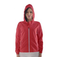 Valentine Red - Women s Hooded Windbreaker by FashionLane