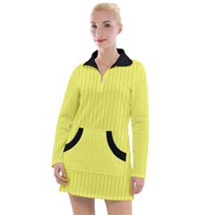 Unmellow Yellow - Women s Long Sleeve Casual Dress by FashionLane