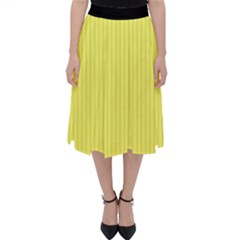 Unmellow Yellow - Classic Midi Skirt by FashionLane