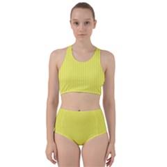 Unmellow Yellow - Racer Back Bikini Set by FashionLane