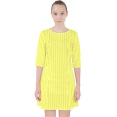 Unmellow Yellow - Pocket Dress by FashionLane