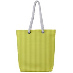 Unmellow Yellow - Full Print Rope Handle Tote (small) by FashionLane