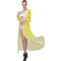 Unmellow Yellow - Maxi Chiffon Beach Wrap View1