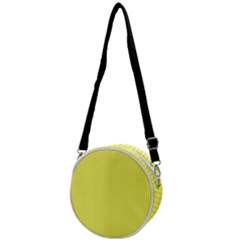 Unmellow Yellow - Crossbody Circle Bag