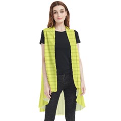 Unmellow Yellow - Sleeveless Chiffon Waistcoat Shirt