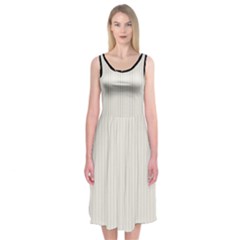 Alabaster - Midi Sleeveless Dress by FashionLane