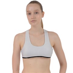 Alabaster - Criss Cross Racerback Sports Bra by FashionLane