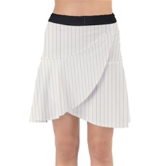 Alabaster - Wrap Front Skirt