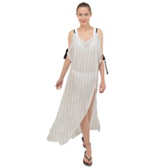 Alabaster - Maxi Chiffon Cover Up Dress by FashionLane