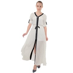 Alabaster - Waist Tie Boho Maxi Dress by FashionLane