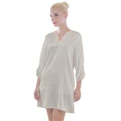 Alabaster - Open Neck Shift Dress by FashionLane