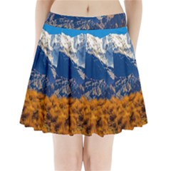 Aconcagua Park Landscape, Mendoza, Argentina Pleated Mini Skirt by dflcprintsclothing