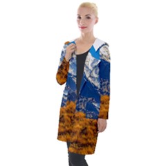 Aconcagua Park Landscape, Mendoza, Argentina Hooded Pocket Cardigan by dflcprintsclothing