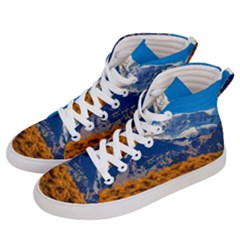 Aconcagua Park Landscape, Mendoza, Argentina Men s Hi-top Skate Sneakers