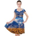 Aconcagua Park Landscape, Mendoza, Argentina Cap Sleeve Midi Dress View1