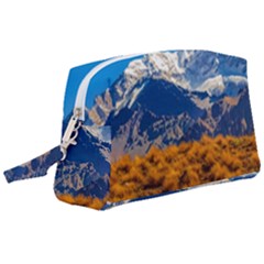 Aconcagua Park Landscape, Mendoza, Argentina Wristlet Pouch Bag (large) by dflcprintsclothing