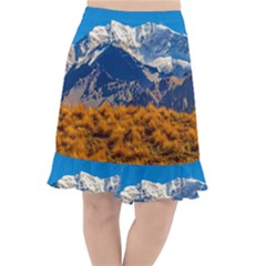 Aconcagua Park Landscape, Mendoza, Argentina Fishtail Chiffon Skirt by dflcprintsclothing