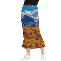 Aconcagua Park Landscape, Mendoza, Argentina Maxi Fishtail Chiffon Skirt by dflcprintsclothing