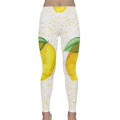 Illustration Sgraphic Lime Orange Classic Yoga Leggings