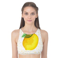 Illustration Sgraphic Lime Orange Tank Bikini Top by HermanTelo