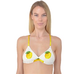 Illustration Sgraphic Lime Orange Reversible Tri Bikini Top by HermanTelo