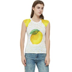 Illustration Sgraphic Lime Orange Women s Raglan Cap Sleeve Tee