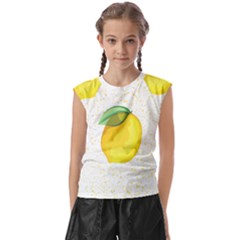 Illustration Sgraphic Lime Orange Kids  Raglan Cap Sleeve Tee