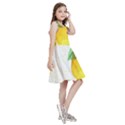 Illustration Sgraphic Lime Orange Kids  Skater Dress View3