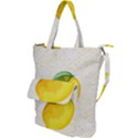 Illustration Sgraphic Lime Orange Shoulder Tote Bag View1