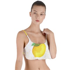 Illustration Sgraphic Lime Orange Layered Top Bikini Top  by HermanTelo