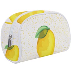 Illustration Sgraphic Lime Orange Makeup Case (large)