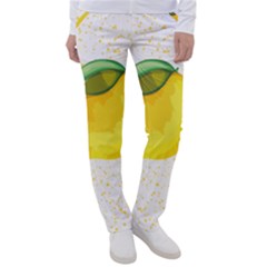 Illustration Sgraphic Lime Orange Women s Casual Pants