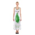 Pear Fruit Watercolor Painted Sleeveless Maxi Dress View1