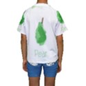 Pear Fruit Watercolor Painted Kids  Short Sleeve Swimwear View2