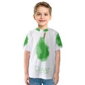 Pear Fruit Watercolor Painted Kids  Sport Mesh Tee View1