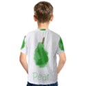 Pear Fruit Watercolor Painted Kids  Sport Mesh Tee View2